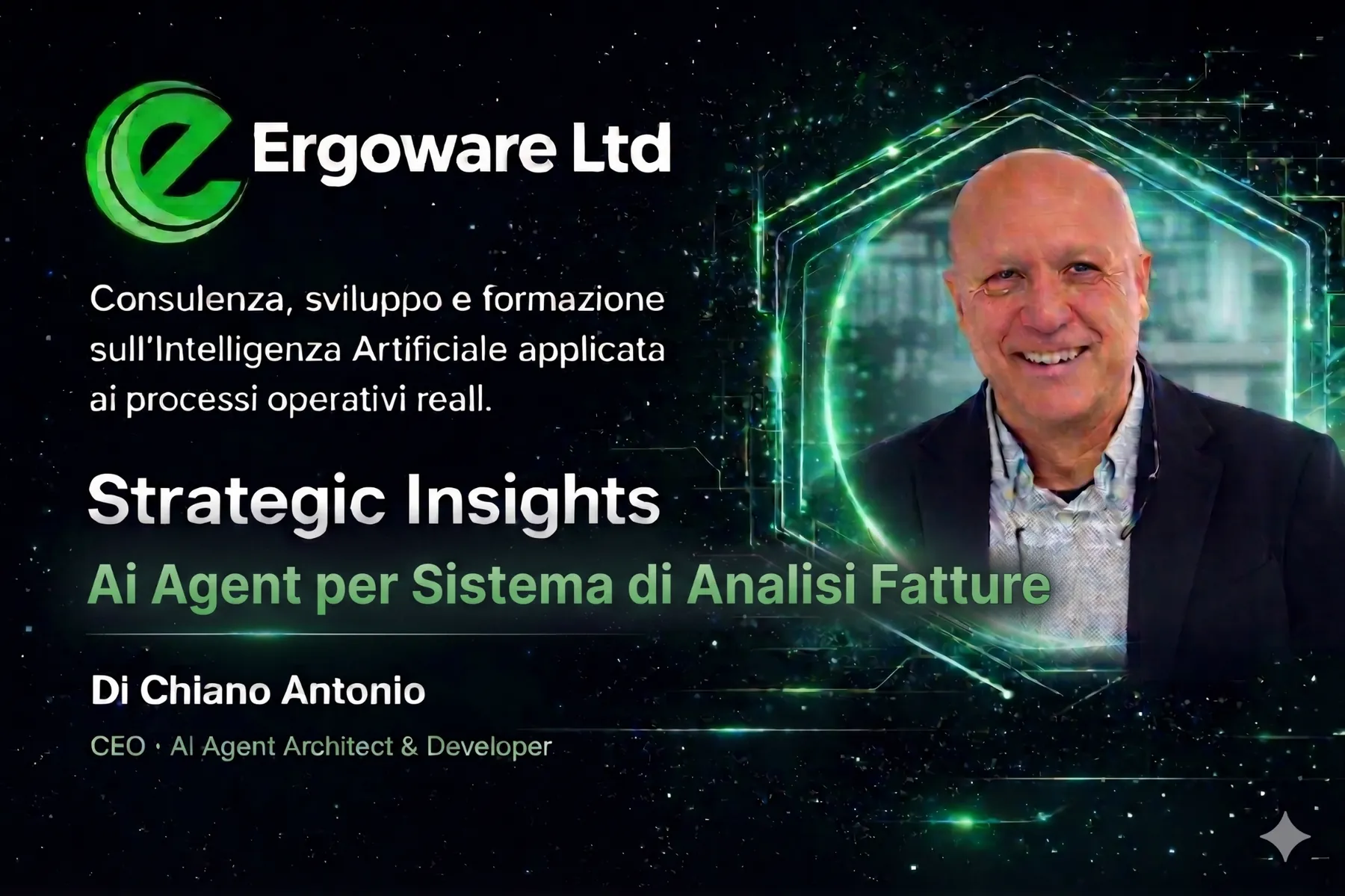 Strategic insights di Ergoware Ltd per AI Agent dedicato all’analisi fatture e alla gestione documentale commercialistica