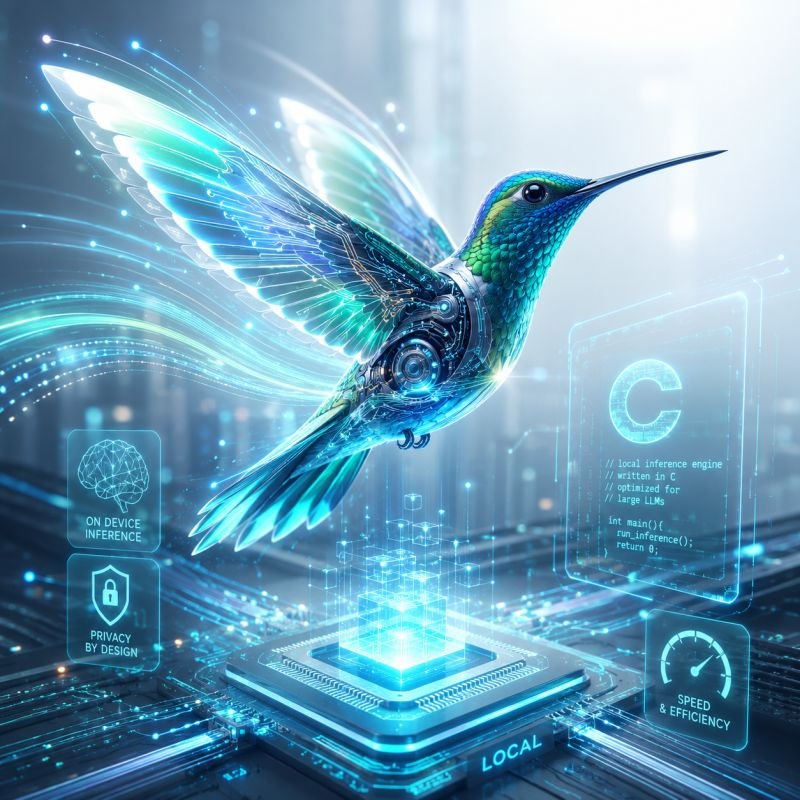 Colibrì esegue un grande modello Mixture-of-Experts su PC usando RAM e SSD senza GPU dedicata
